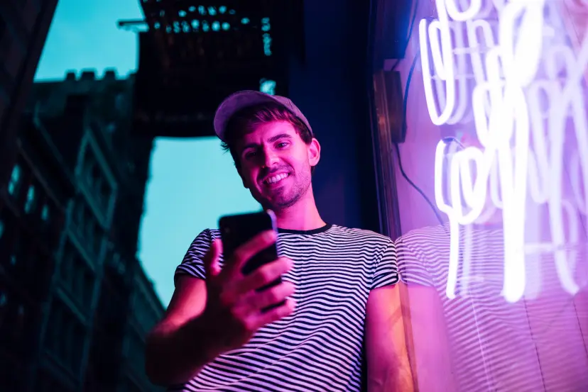 An Omax customer making a call abroad with no roaming charges